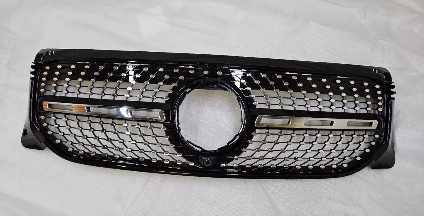 💥GRIGLIA RADIATORE NERO DIAMANTE  ADATTO PER Mercedes Benz GLB Kl X247 2020💥