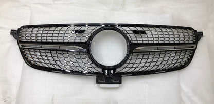 💥GRIGLIA RADIATORE NERA DIAMANTATA ADATTO PER MercedesBenz GLE W166 15-18 💥