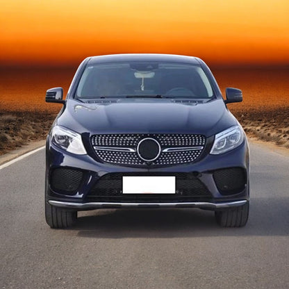 💥GRIGLIA RADIATORE NERA DIAMANTATA ADATTO PER MercedesBenz GLE W166 15-18 💥