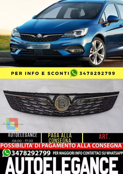 💥GRIGLIA RADIATORE ADATTO PER Opel Astra K Facelift 2020 - 2022💥