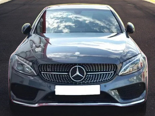 💥GRIGLIA RADIATORE ARGENTODIAMANTE ADATTO PER MercedesBenz Classe CW205 14-18💥