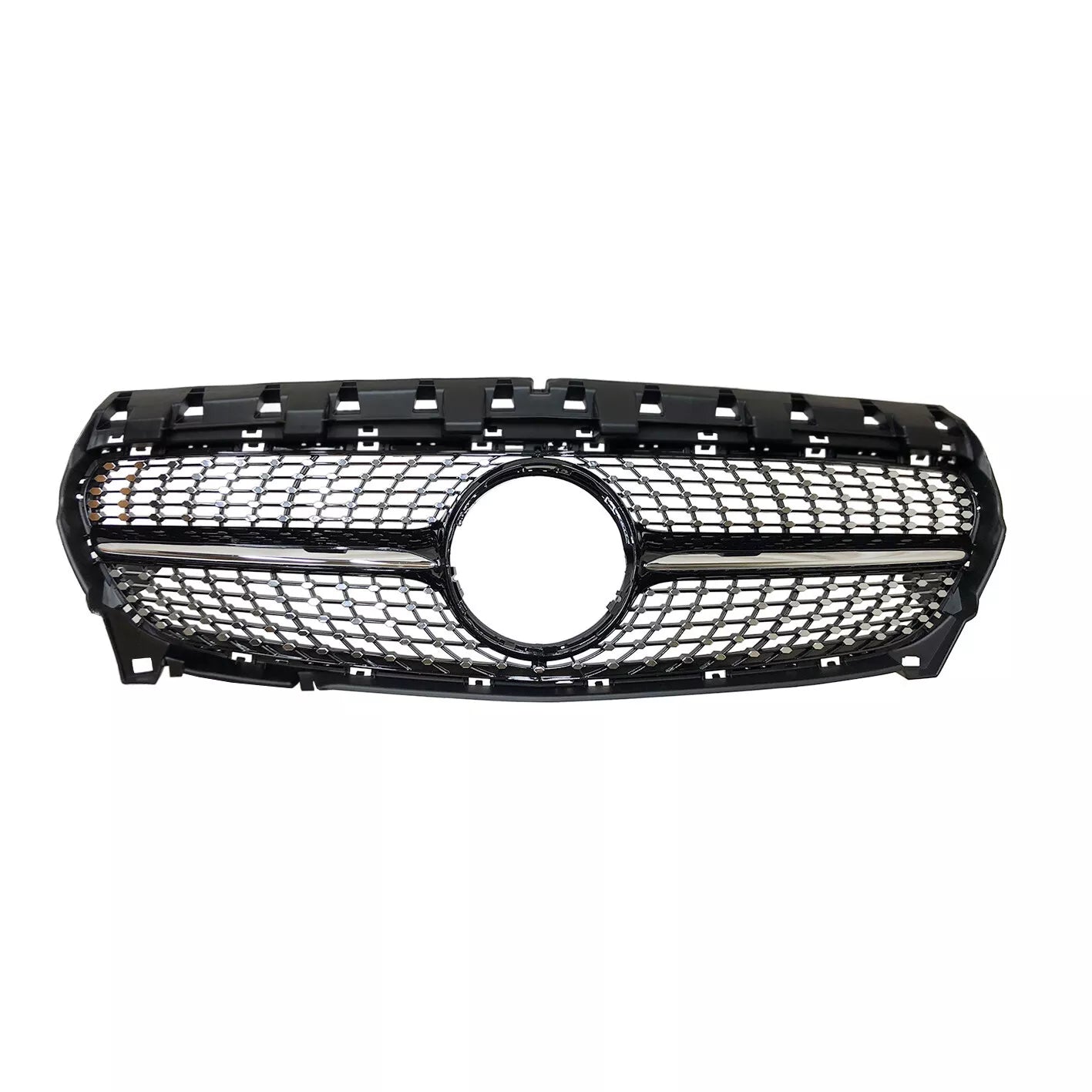 💥GRIGLIA REFRIGATOR NERO DIAMANTE ADATTO PER Mercedes Benz CLA Kl W117 16-19💥