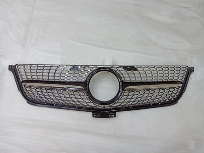 💥 griglia radiatore nera diamantata adatto per Mercedes Benz ML W166 11-14💥