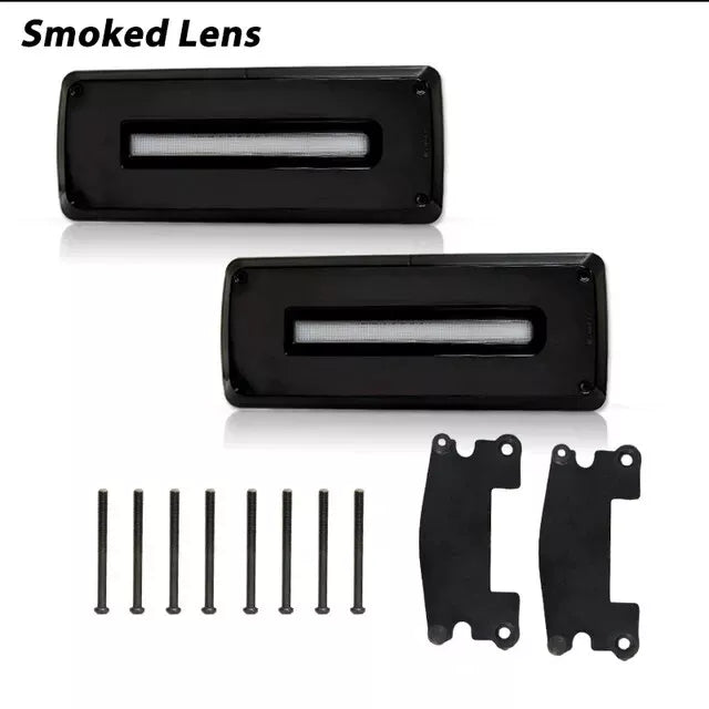 💥LED Rear Lights Light Bar Suitable for Mercedes G-Class W463 (2008-2017) Facelift 2018 Design Dynamic Sequential Turning Lights Smoke Red💥