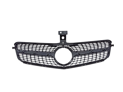 💥GRIGLIA RADIATORE ARGENTO DIAMANTE ADATTO PER Mercedes Benz W204 C Kl 2007💥