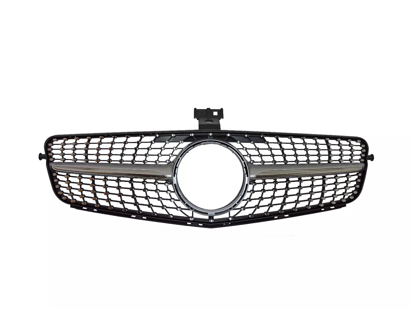 💥GRIGLIA RADIATORE ARGENTO DIAMANTE ADATTO PER Mercedes Benz W204 C Kl 2007💥