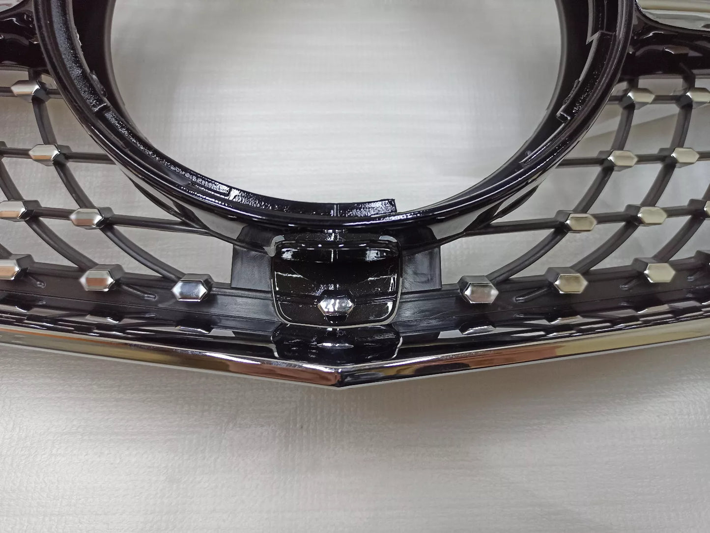 💥GRIGLIA RADIATORE NERO DIAMANTE ADATTO PER Mercedes Benz C207 W207 E Coupe💥
