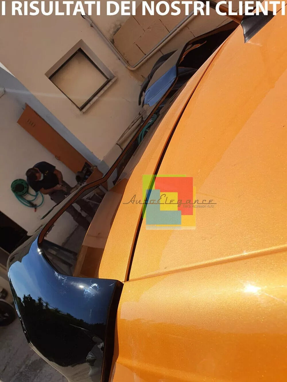 🔥0387 SPOILER TETTO ADATTO PER RENAULT MEGANE 4 GT LOOK RS NERO LUCIDO🔥