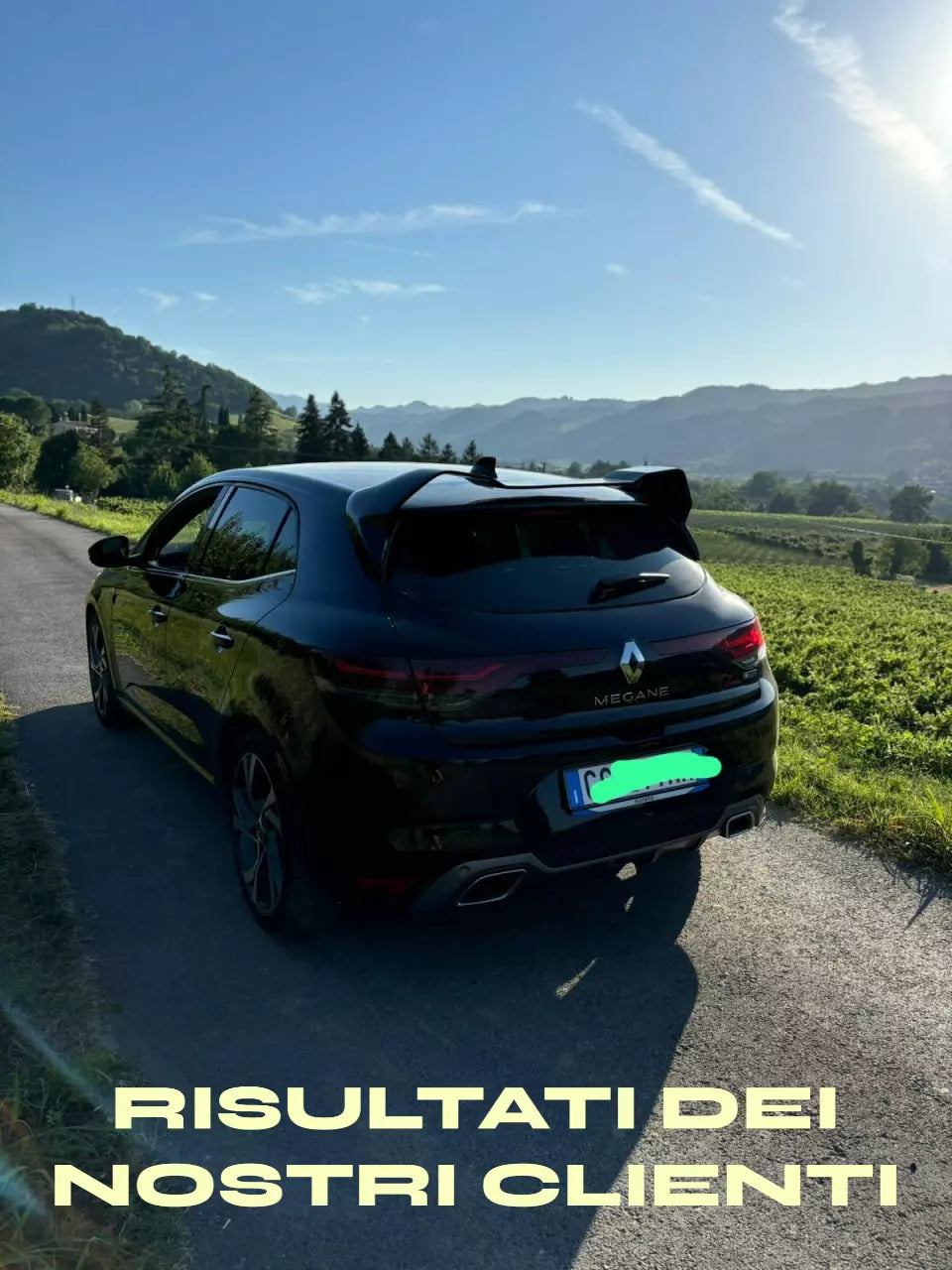 🔥0387 SPOILER TETTO ADATTO PER RENAULT MEGANE 4 GT LOOK RS NERO LUCIDO🔥