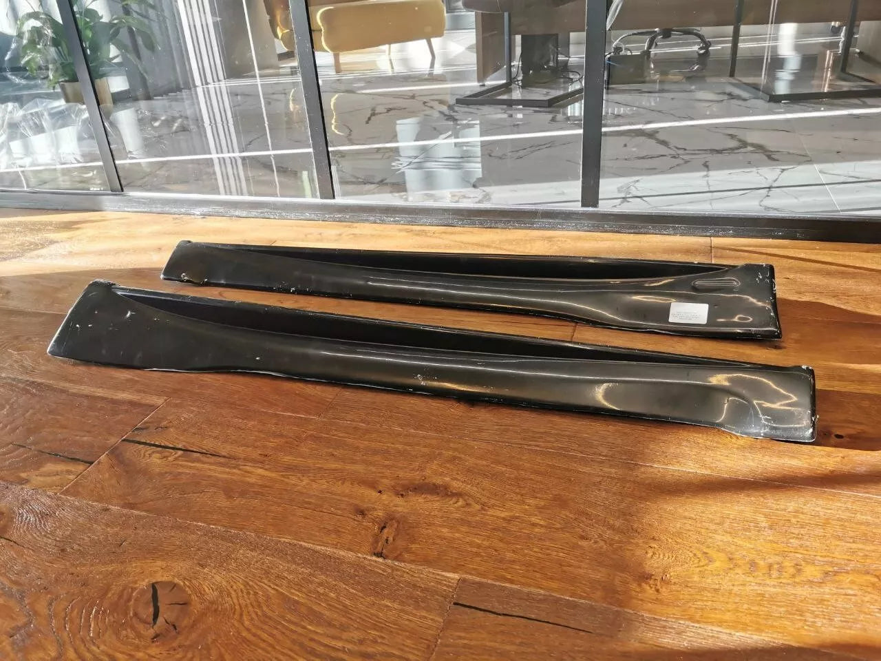 💥1752 MINIGONNE SMART 453 FORTWO ABS LOOK BRABUS NERO LUCIDO (ECONOMICHE)💥