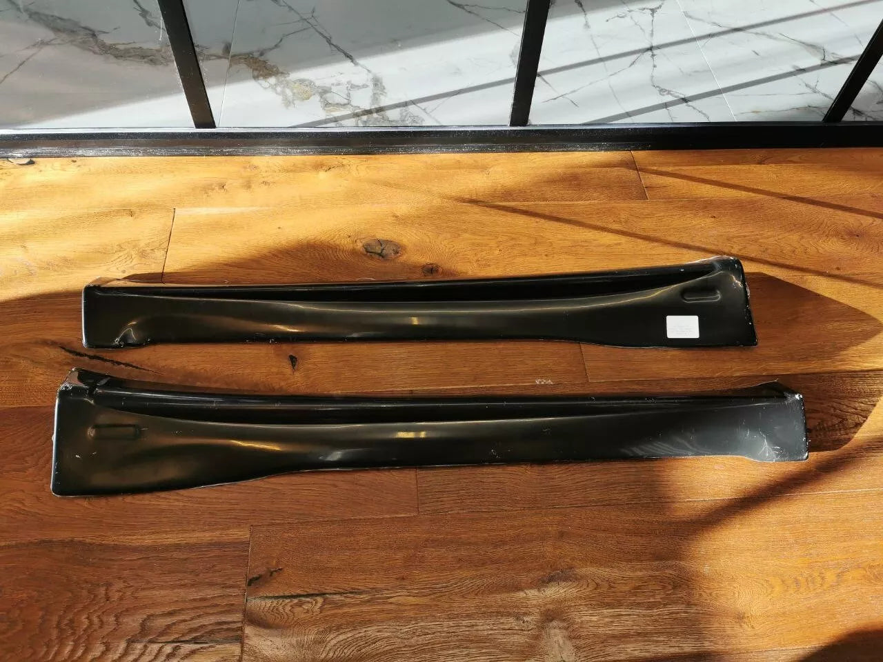 💥1752 MINIGONNE SMART 453 FORTWO ABS LOOK BRABUS NERO LUCIDO (ECONOMICHE)💥