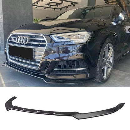 🔥1789 SPLITTER ADATTO PER AUDI A3 8V 2017-2020 S3 SLINE NERO LUCIDO V.2🔥
