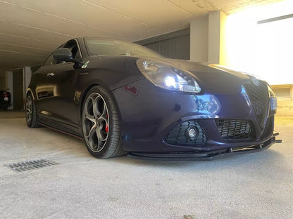 ⭐1854 SKIRTS SUITABLE FOR ALFA ROMEO GIULIETTA 10-20 GLOSSY BLACK⭐ 