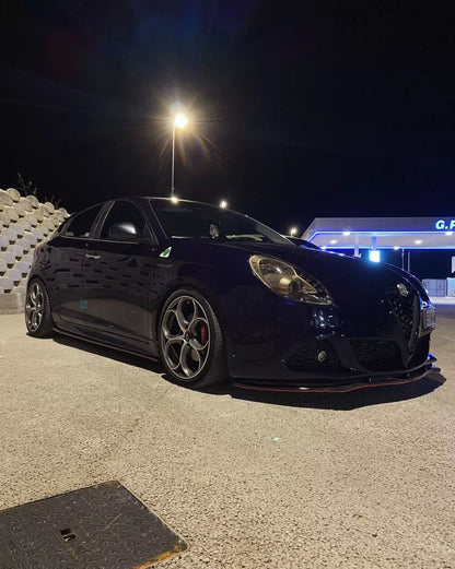 ⭐1854 SKIRTS SUITABLE FOR ALFA ROMEO GIULIETTA 10-20 GLOSSY BLACK⭐ 