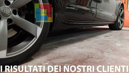 💥MINIGONNE ADATTE PER AUDI A6 4G DAL 2011 AL 2018 NERO LUCIDO LOOK SPORTIVO💥