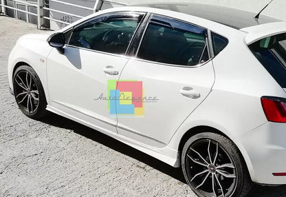 ⭐SEAT IBIZA 6J 2008-2018 5 PORTE MINIGONNE LATERALI SOTTO PORTA FR ABS /PLASTIC⭐