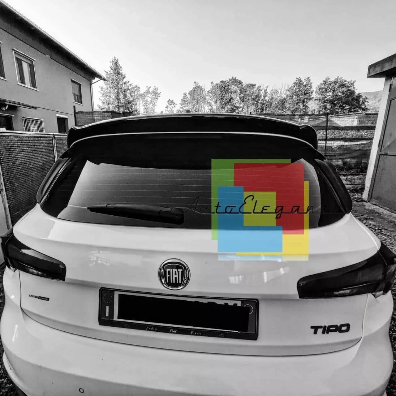 💥SPOILER TETTO ADATTO PER FIAT TIPO 2015+ HATCHBACK GREZZO LOOK SPORTIVO💥