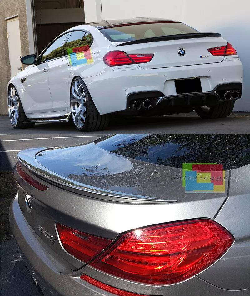 💥BMW SERIE 6 F13 COUPE SPOILER POSTERIORE SUL COFANO DESIGN M6💥