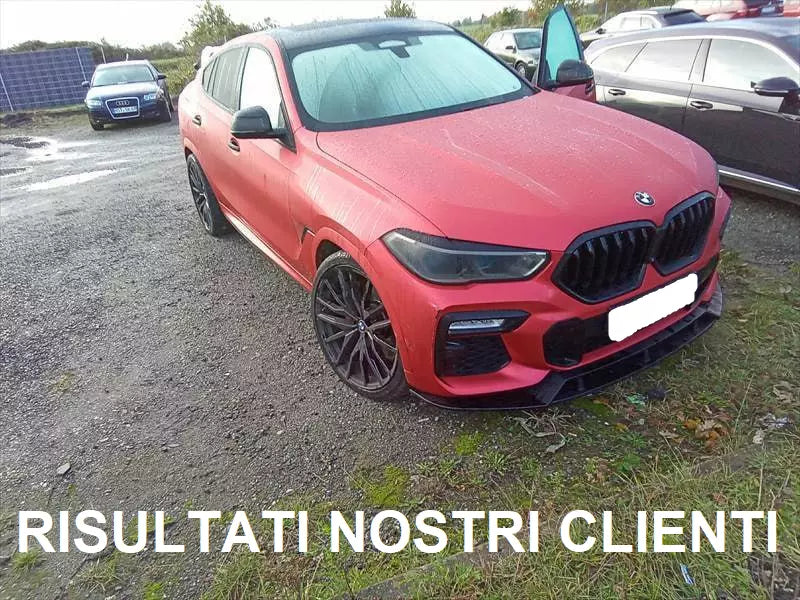 ⚡1026 SPLITTER ADATTO PER X6 G06 2020-2023 MSPORT NERO LUCIDO⚡
