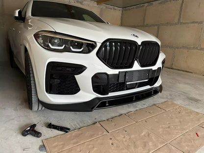 ⚡1026 SPLITTER ADATTO PER X6 G06 2020-2023 MSPORT NERO LUCIDO⚡