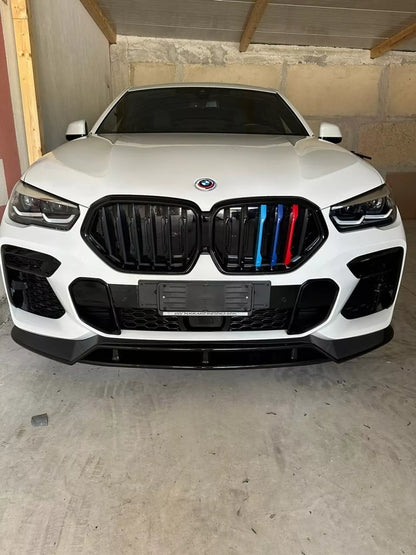 ⚡1026 SPLITTER ADATTO PER X6 G06 2020-2023 MSPORT NERO LUCIDO⚡