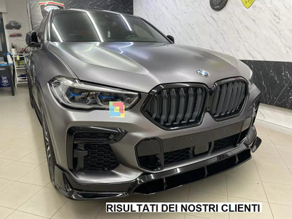 ⚡1026 SPLITTER ADATTO PER X6 G06 2020-2023 MSPORT NERO LUCIDO⚡