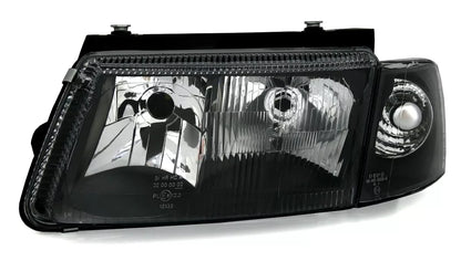 🔥Set fari + frecce per VW PASSAT 3B in nero con fendinebbia NSW🔥