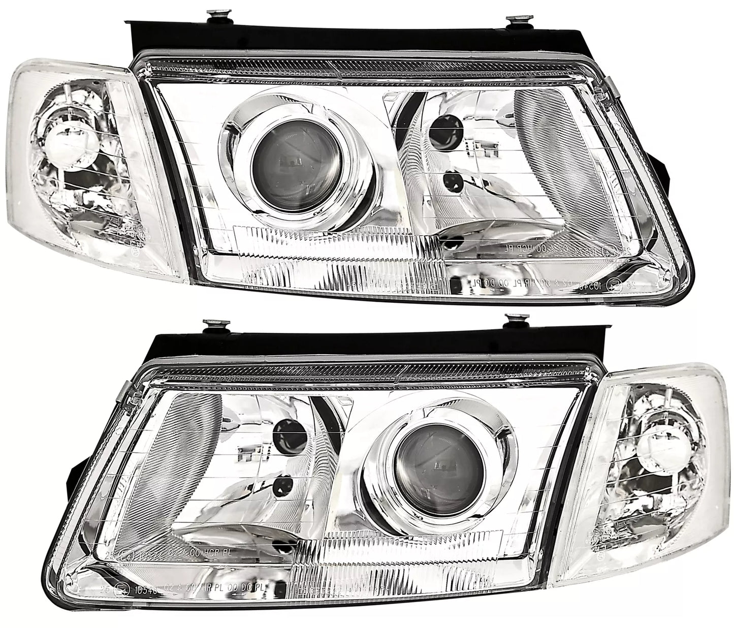 🔥Set fari per VWPassat3 Bab 96 in un set di frecce, vetro trasparente, cromato🔥