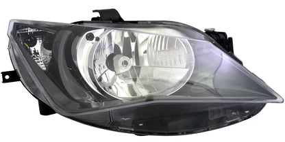 🔥Set of headlights for Seat Ibiza 4 6J 2012- Single black halogen H4 LWR🔥