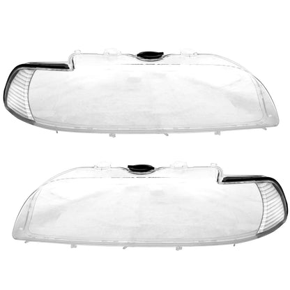 🔥BMW E39 Facelift 2000-2003 5 Series White Headlight Lens Set🔥