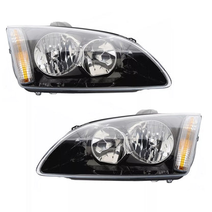 🔥Set fari per Ford Focus 2 MK2 2004-2008 H1 H7 alogeni LWR in nero🔥