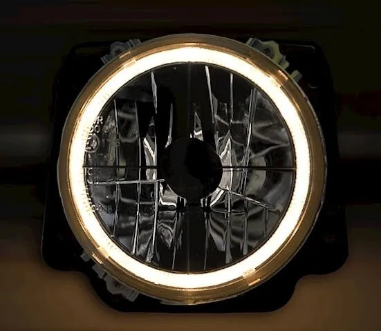 🔥Set fari Angel Eyes con mirino per VW GOLF 2 II 19E vetro trasparente 960321🔥