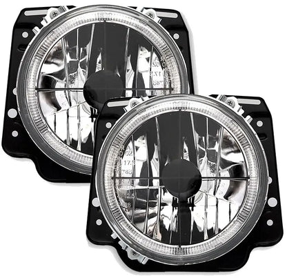 🔥Set fari Angel Eyes con mirino per VW GOLF 2 II 19E vetro trasparente 960321🔥