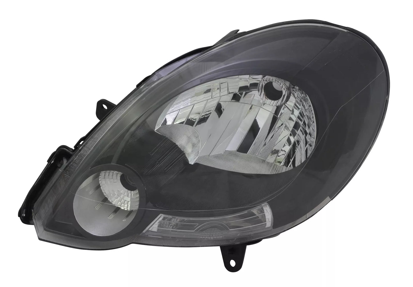 🔥Set fari per Renault Kangoo 2 2013- alogeni neri H4 TFL LWR🔥