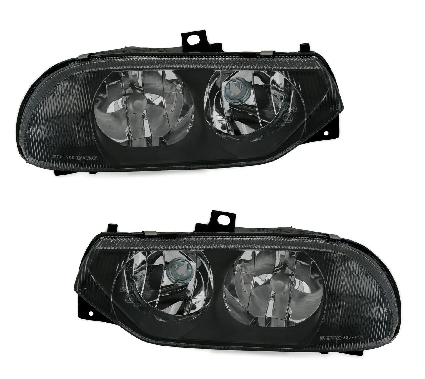 🔥Set fari per Alfa Romeo 156 932 97-03 faro principale H1 H7 nero🔥