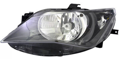 🔥Set fari per Seat Ibiza 4 6J 2012- Attuatore LWR singolo H4 nero🔥
