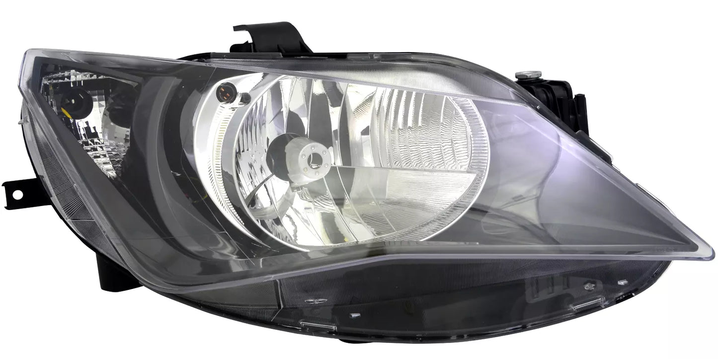 🔥Set fari per Seat Ibiza 4 6J 2012- Attuatore LWR singolo H4 nero🔥