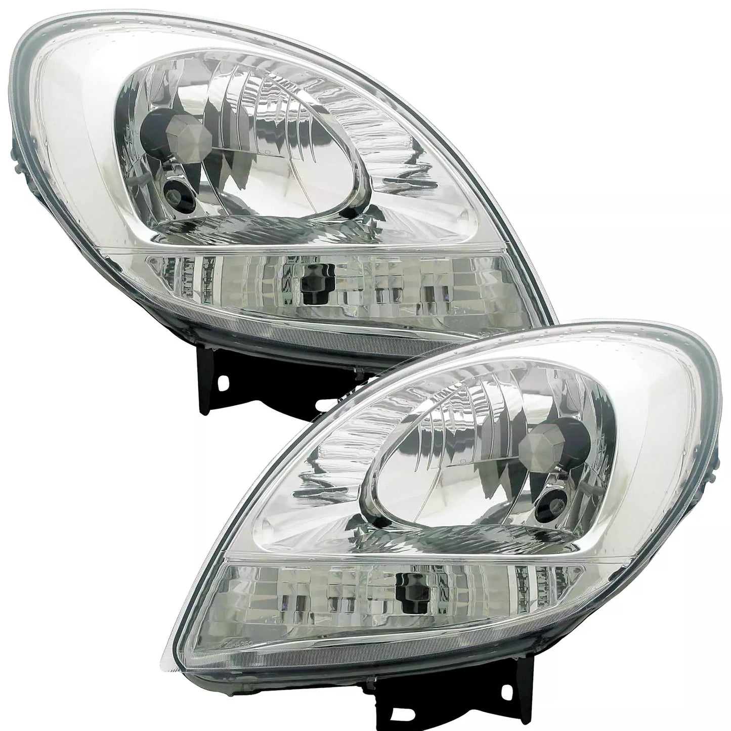 🔥Set fari per Renault Kangoo 1 Nissan Kubistar H4 alogena LWR🔥