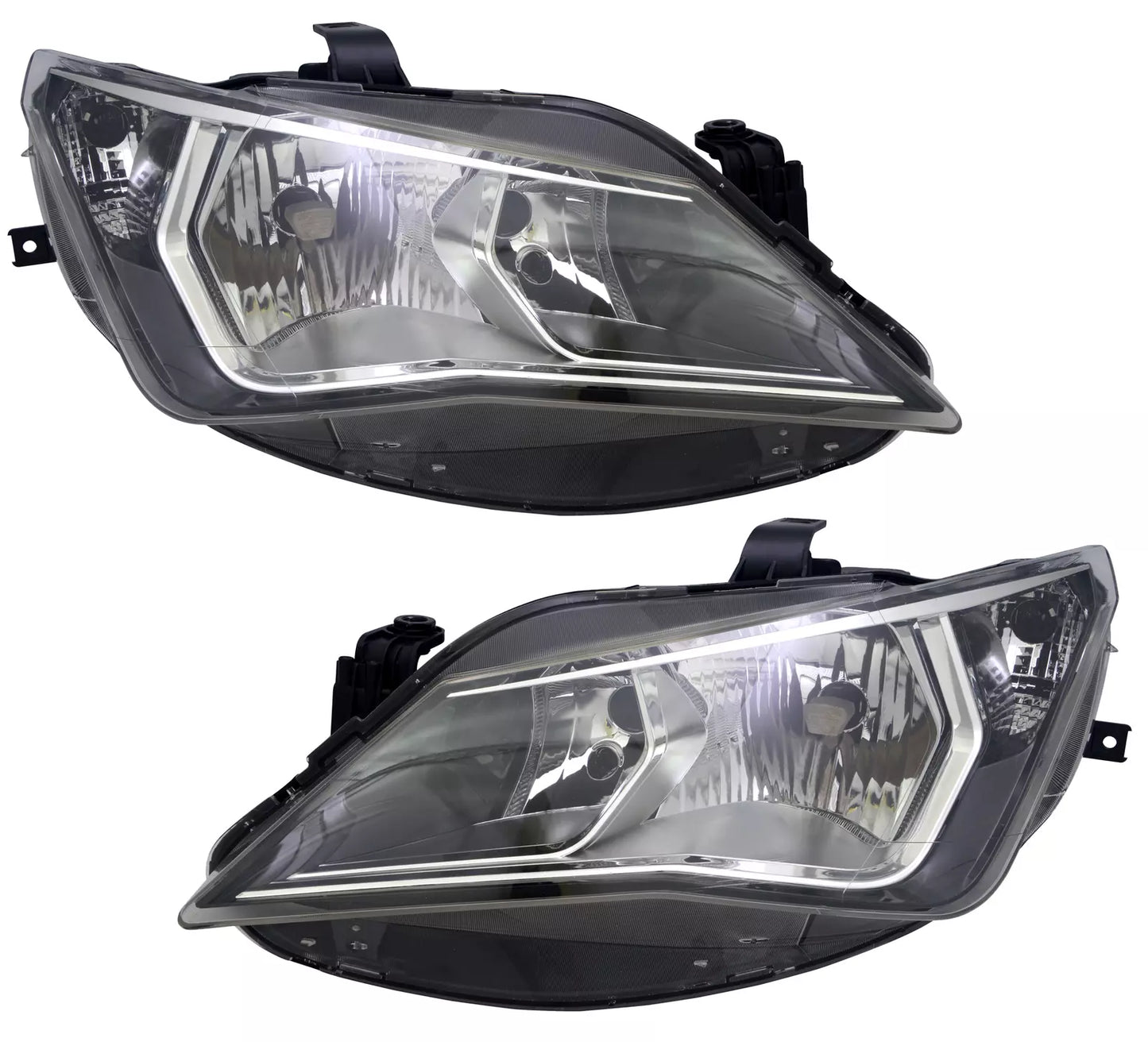 🔥Set fari per Seat Ibiza4 6J 12-15 Faro principale Twin Sport H7 cromato🔥