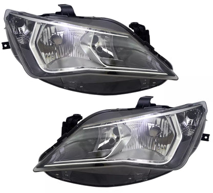 🔥Set fari per Seat Ibiza4 6J 12-15 Faro principale Twin Sport H7 cromato🔥