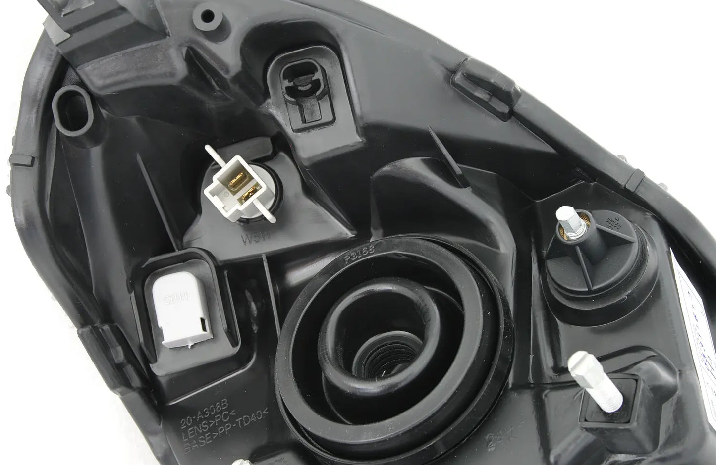 🔥Set fari per Nissan Micra K12 2003-2007 H4 alogeni neri🔥