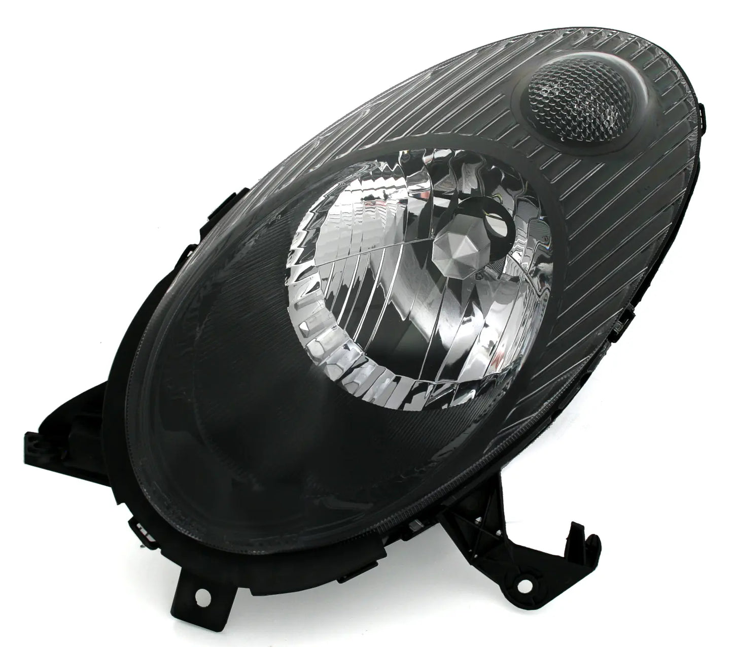 🔥Set fari per Nissan Micra K12 2003-2007 H4 alogeni neri🔥