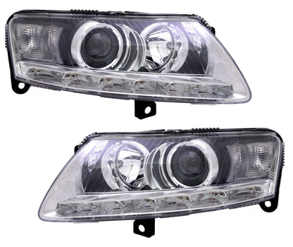 🔥Set fari per Audi A6 4F 2008-2011 Xenon D3S Bi-HID LWR DRL TFL🔥