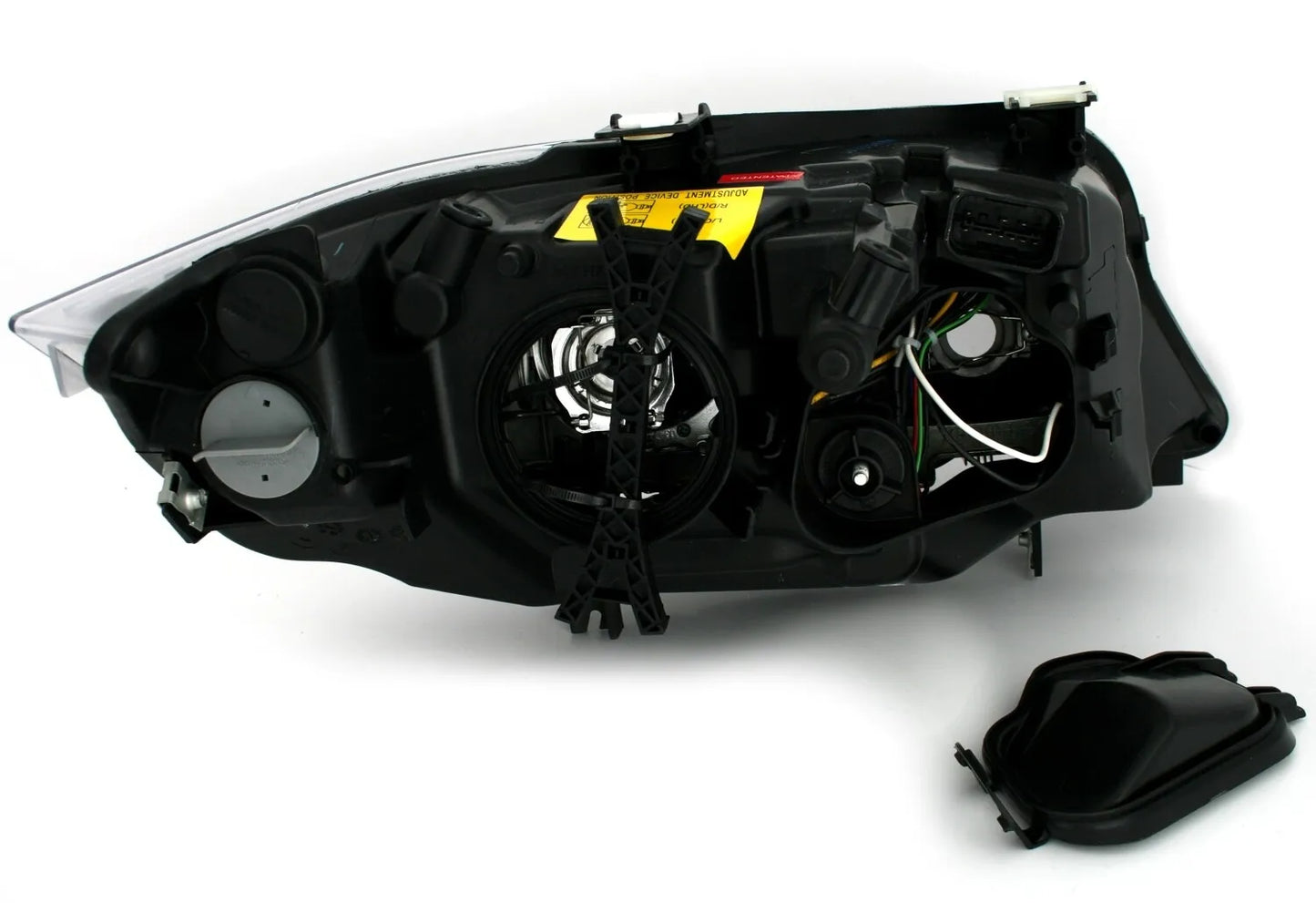 🔥Set fari angel eye per BMW E90 E91 anno 05-08 anello LED bianco nero🔥