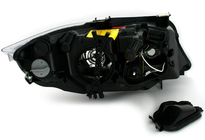 🔥Set fari angel eye per BMW E90 E91 anno 05-08 anello LED bianco nero🔥