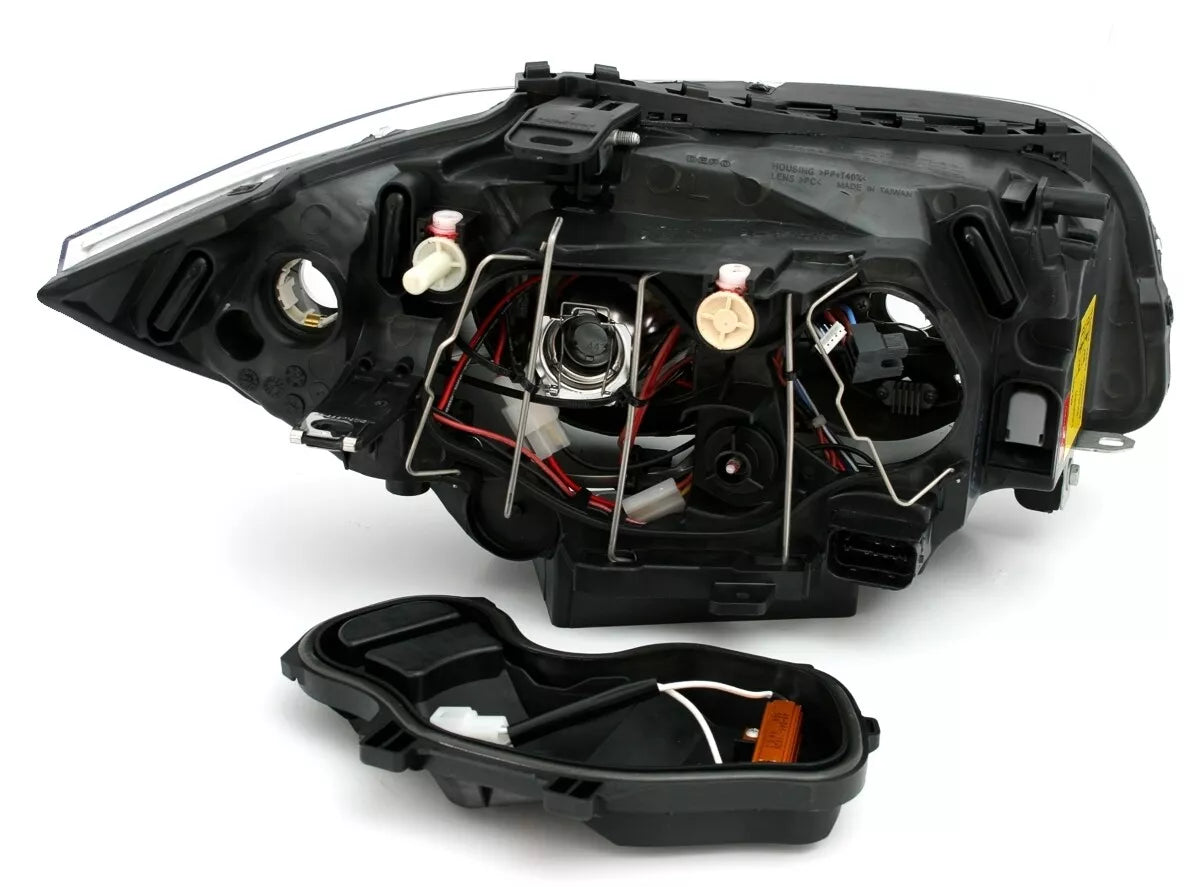 🔥Set fari Angel Eyes anelli LED bianchi per serie 1 BMW E81 E82 E87 E88 argento🔥