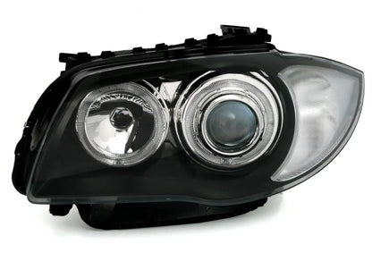 🔥Set fari Angel Eyes per BMW E81 E82 E87 E88 04-11 1 anello LED nero🔥