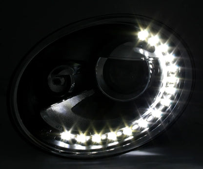 🔥Set fari con luci di marcia diurna a LED per VW Beetle 5C2011 Ottica Eagle Eyes Xenon🔥
