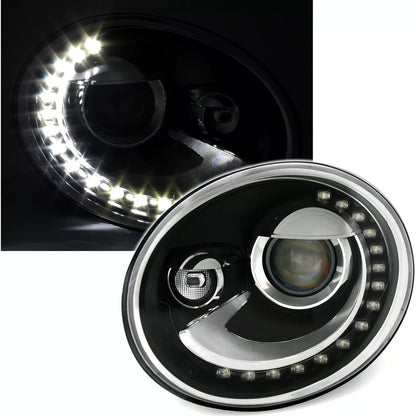 🔥Set fari con luci di marcia diurna a LED per VW Beetle 5C2011 Ottica Eagle Eyes Xenon🔥