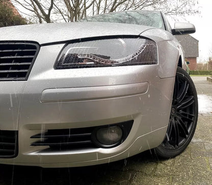🔥Set fari neri per Audi A3 8P + 8PA con ottica luce di marcia diurna a LED🔥